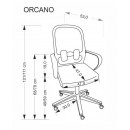 Кресло компьютерное HALMAR ORCANO черный